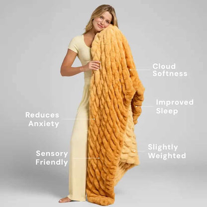 Dreamer Blanket – Ultra-Soft Oversized Plush Blanket with 4-Way Stretch, Lightweight & Cozy