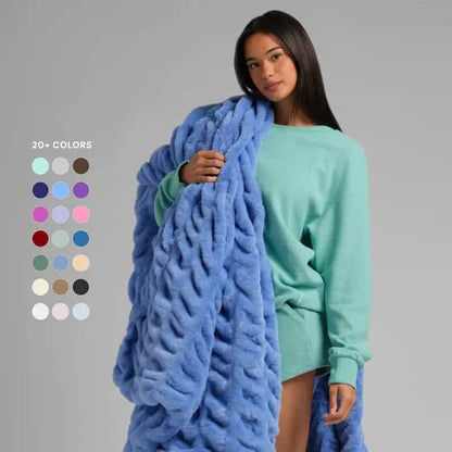 Dreamer Blanket – Ultra-Soft Oversized Plush Blanket with 4-Way Stretch, Lightweight & Cozy
