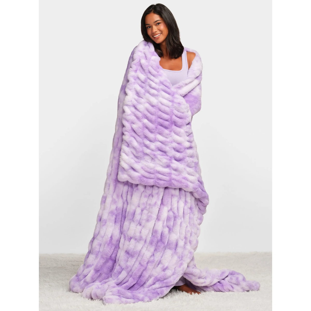 Dreamer Blanket – Ultra-Soft Oversized Plush Blanket with 4-Way Stretch, Lightweight & Cozy