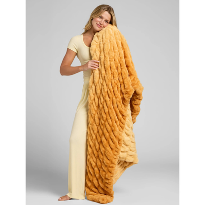 Dreamer Blanket – Ultra-Soft Oversized Plush Blanket with 4-Way Stretch, Lightweight & Cozy
