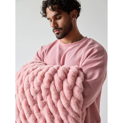 Dreamer Blanket – Ultra-Soft Oversized Plush Blanket with 4-Way Stretch, Lightweight & Cozy
